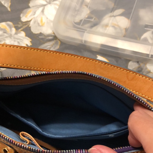 Dooney and Bourke purple monogram multi colored handbag - Picture 10 of 11